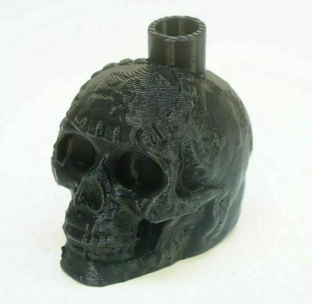 Mayan Death Whistle Black Skull VERY LOUD *Aztec Made In USA* Scary 3D Printed Mayan Death Whistle Black Skull VERY LOUD *Aztec Made In USA* Scary 3D Printed