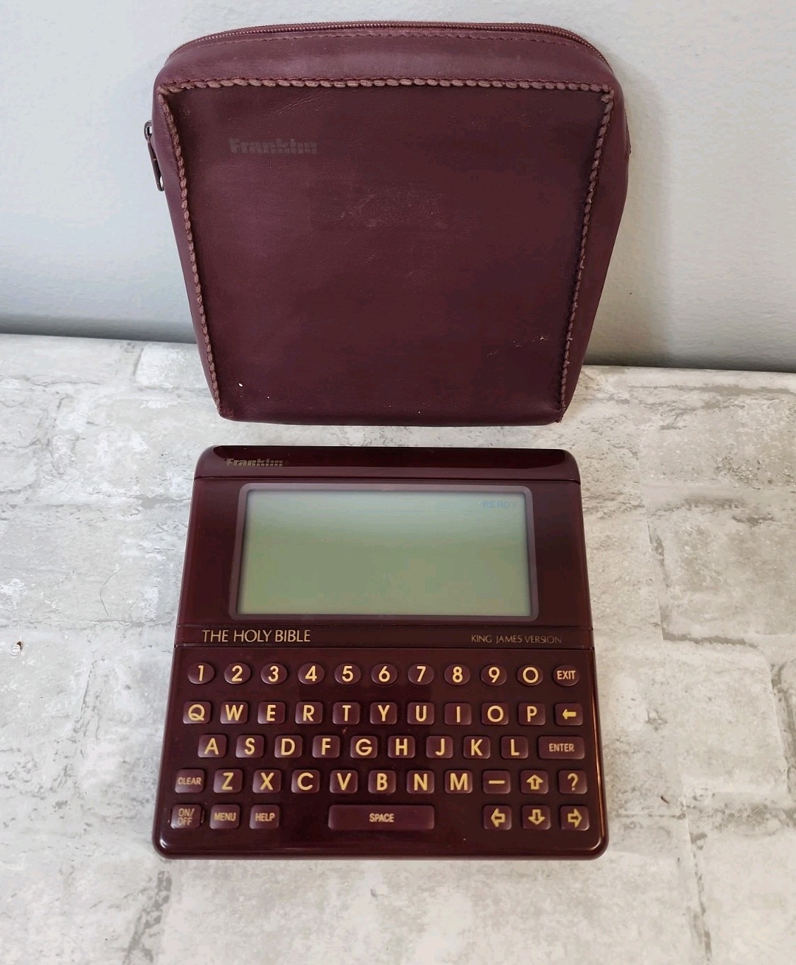 Vintage 1989 Franklin KJ-21 The Holy Bible King James Version w/ Case Tested