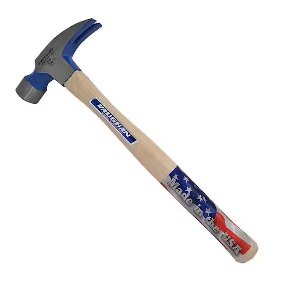 Vaughan (19 oz.) California Framer Framing Hammer with Curved hardwood handle