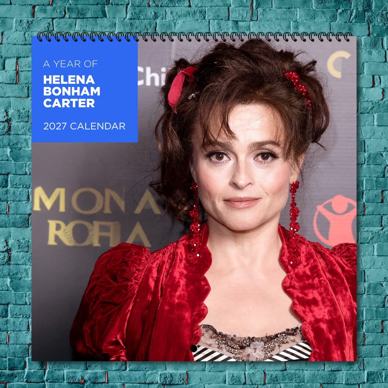 Helena Bonham Carter 2027 Wall Calendar 12 Month Celebrity Photo Fan Collectible