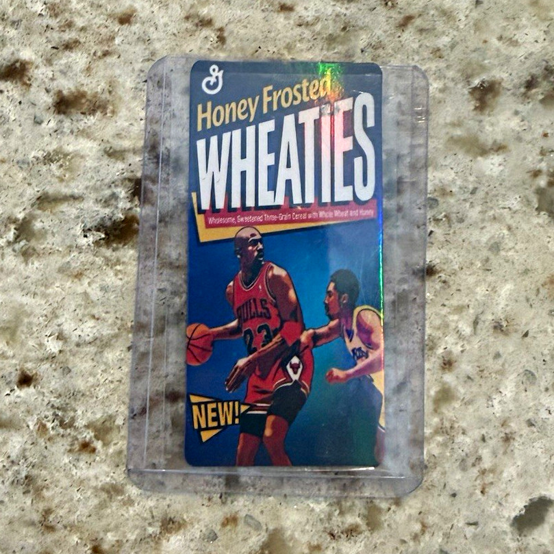 Wheaties 1997 Honey Frosted Wheaties Mini tobacco card Promo cereal box