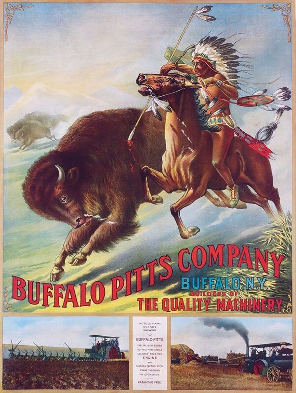 Buffalo Pitts Farm Machinery NEW Metal Sign 24\