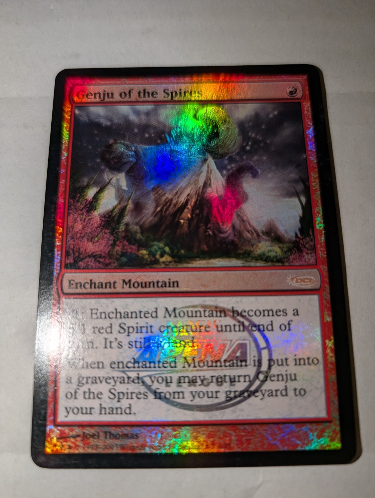 Foil Genju of the Spires - Arena Gateway Promo - Magic: The Gathering - MTG