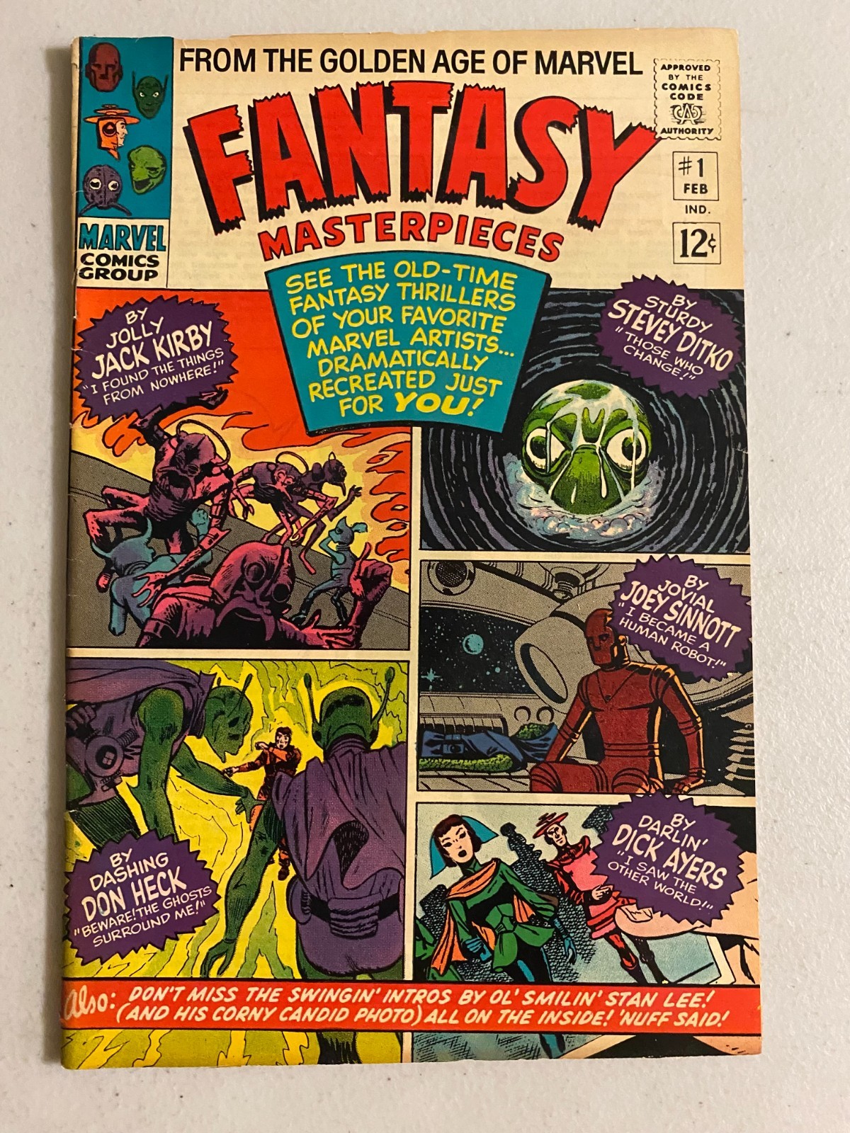 Fantasy Masterpieces #1 Marvel (3.0 GD/VG) (1966)
