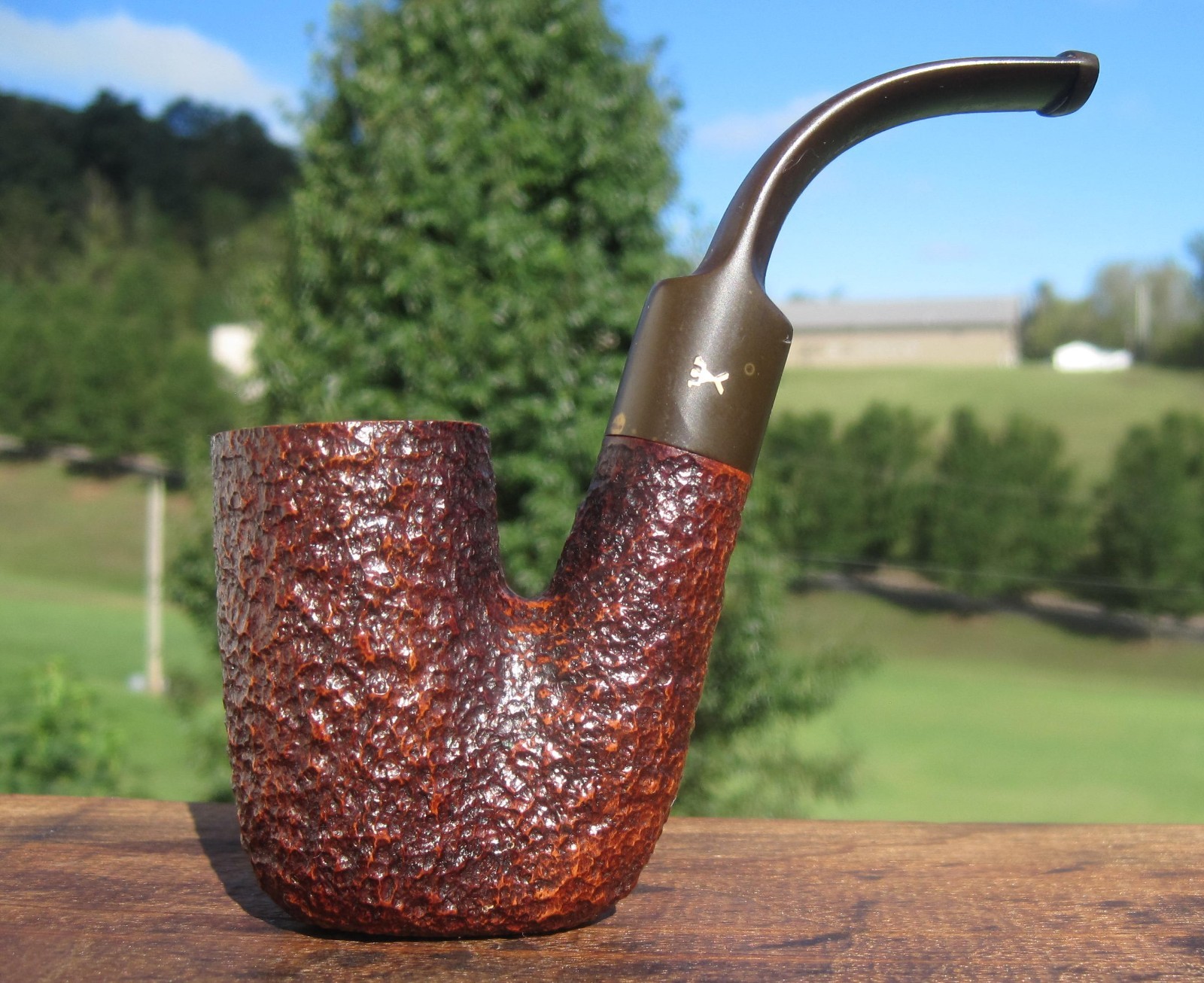 Savinelli 601 EX Italy Rustic Oom Paul/Benrt Billiard Estate Pipe 5.3/4\