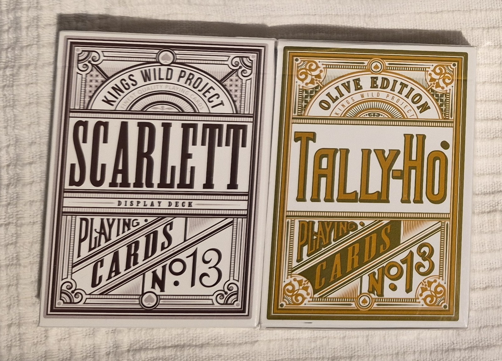 Kings Wild Project Scarlett and Olive Display Decks - Out Of Print Kwp Decks