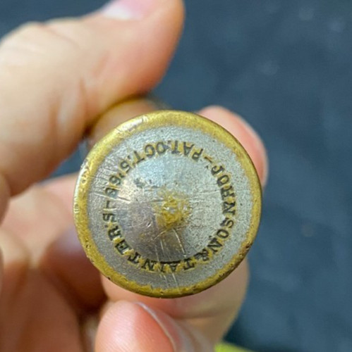 antique tool push drill patented 1869 Johnson & Tainter's brass vintage