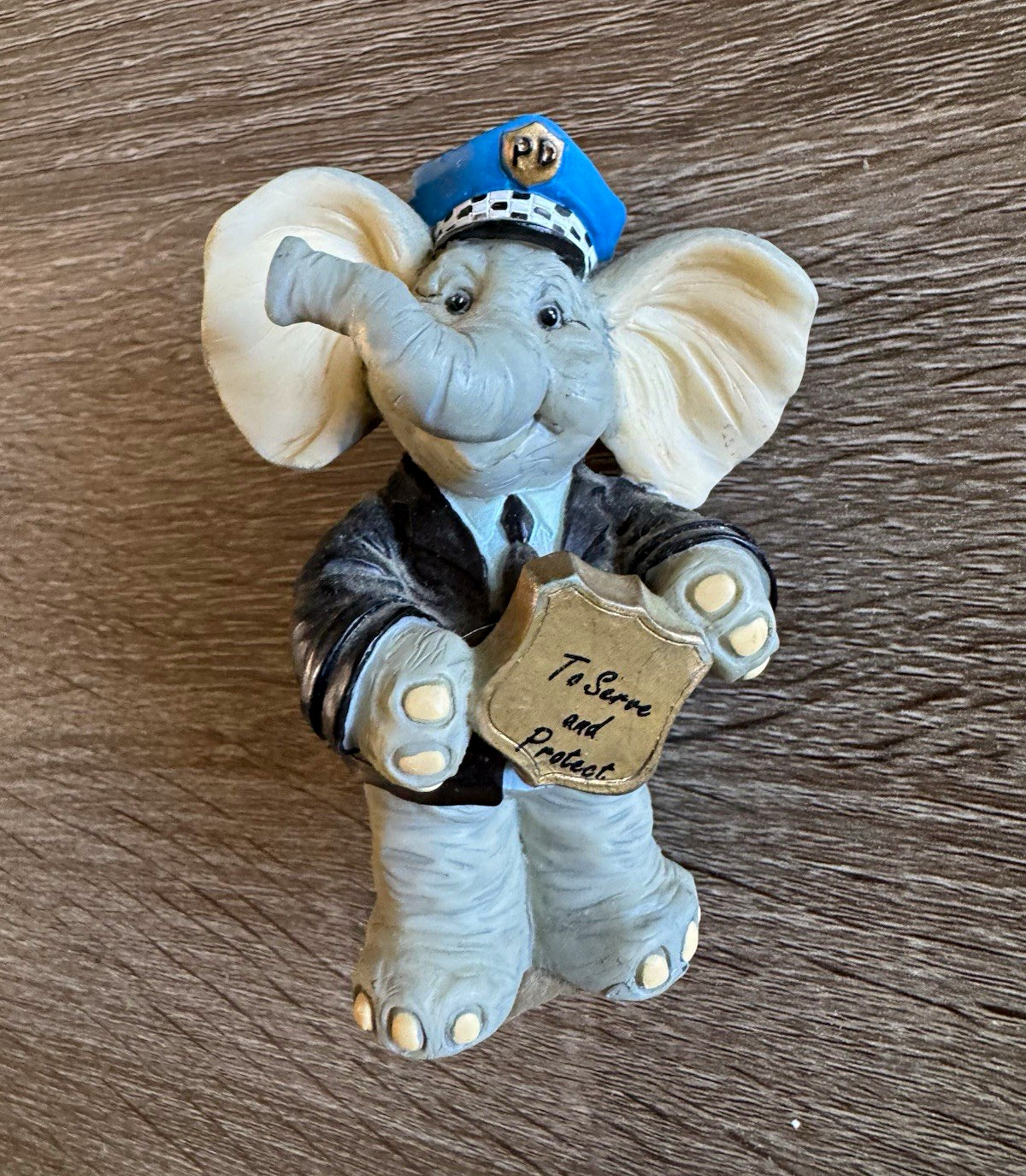 Roman, Inc. Elephant Police Officer Figurine \