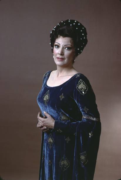 Italian-American opera singer Anna Moffo in New York City in 1977 Old Photo