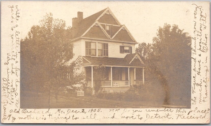 Vintage 1905 ST. LOUIS, Missouri Photo RPPC Postcard \