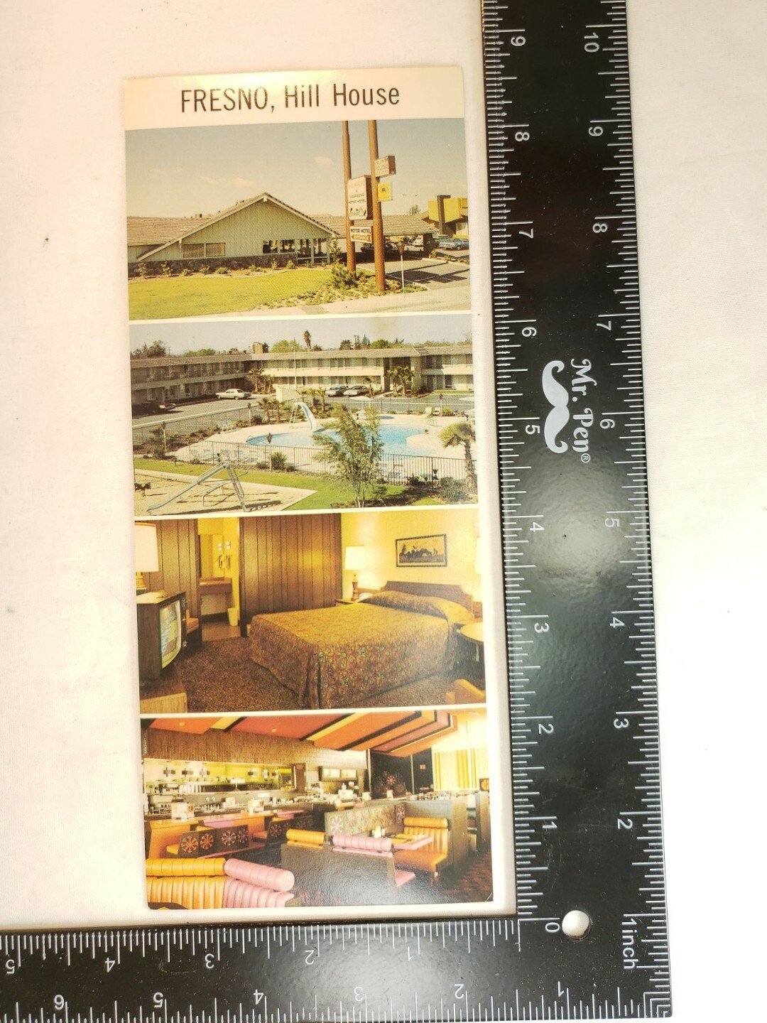 Fresno Hill House Motor Hotel Postcard  VTG