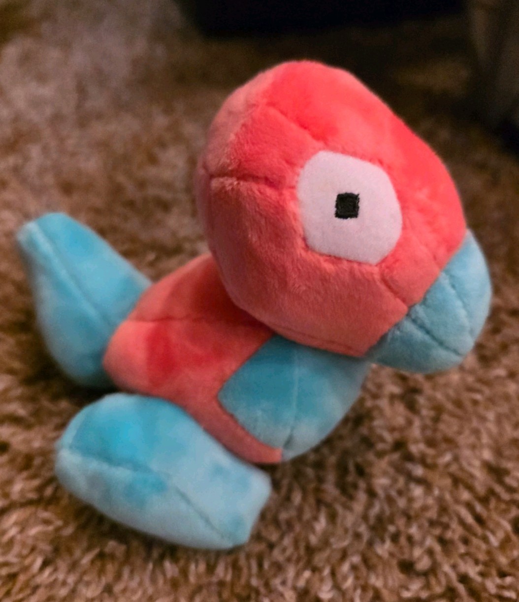Pokemon Center Sitting Cutie Plush - Porygon - Authentic