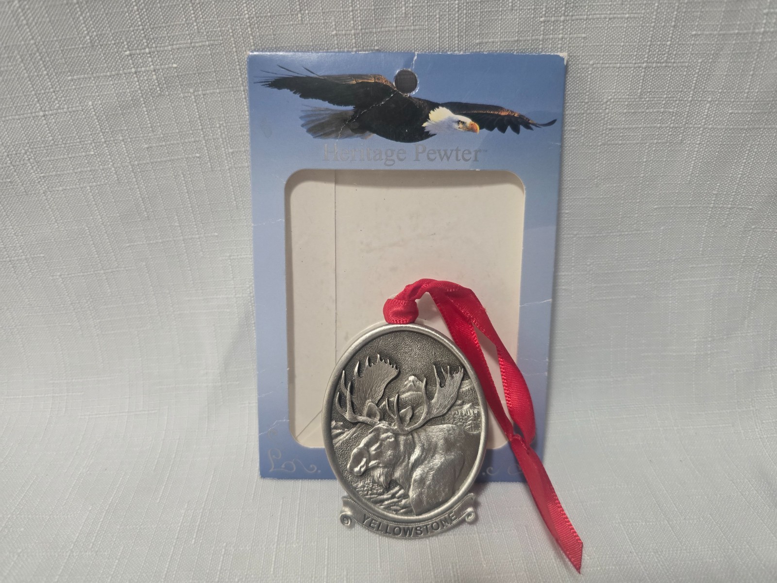 Heritage Pewter Yellowstone National Park Moose Ornament 2009