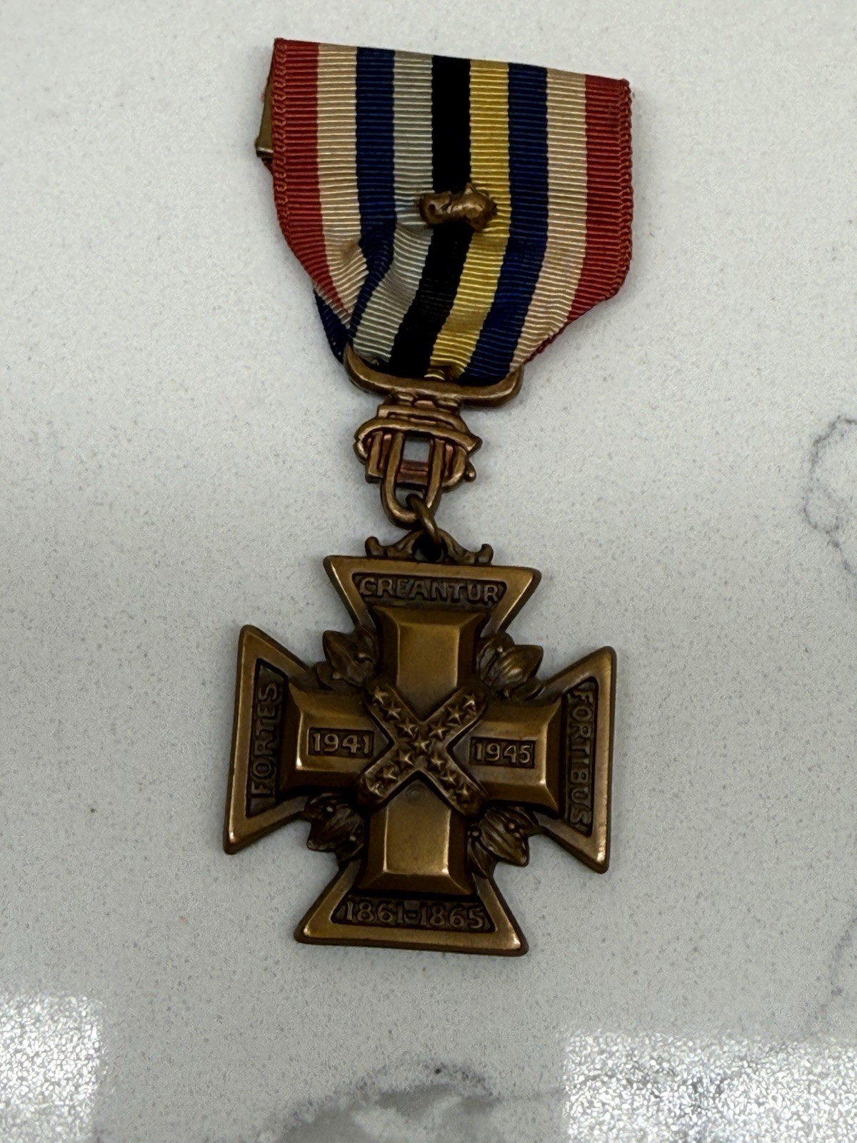 US UDC Military Service Cross W/ Dolphin for WW2 Service #5995