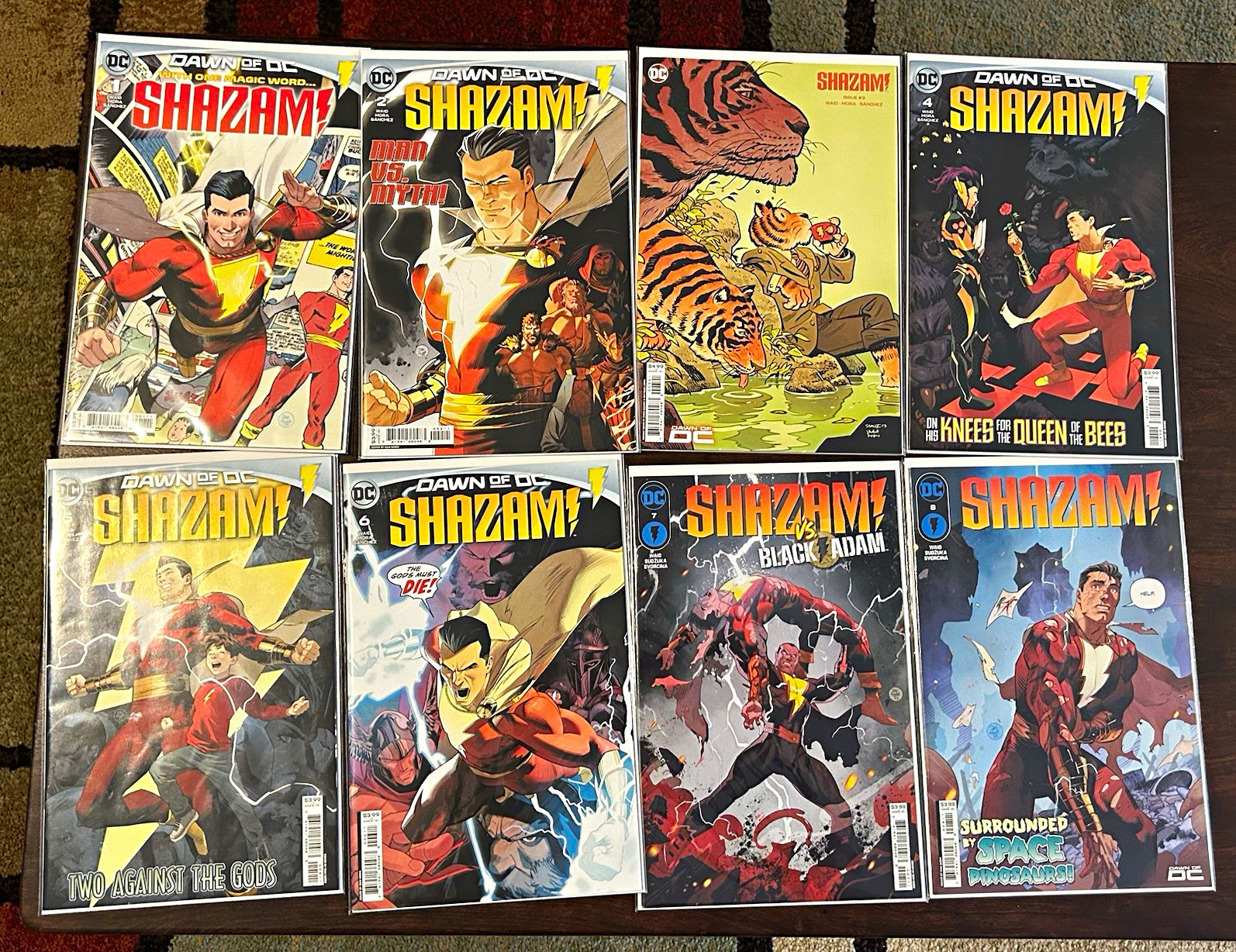 DC Comics Shazam Comic Book Lot - Shazam Black Adam Mark Waid Boarded