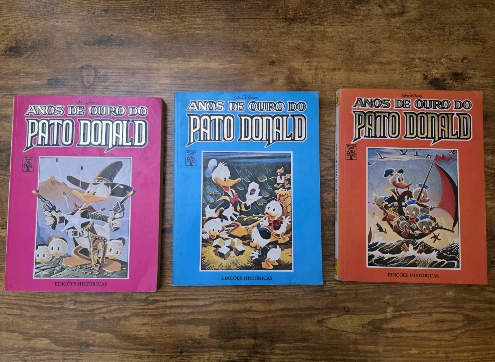 Donald Duck Golden Years Brazilian Compilation 3 volumes - RARE