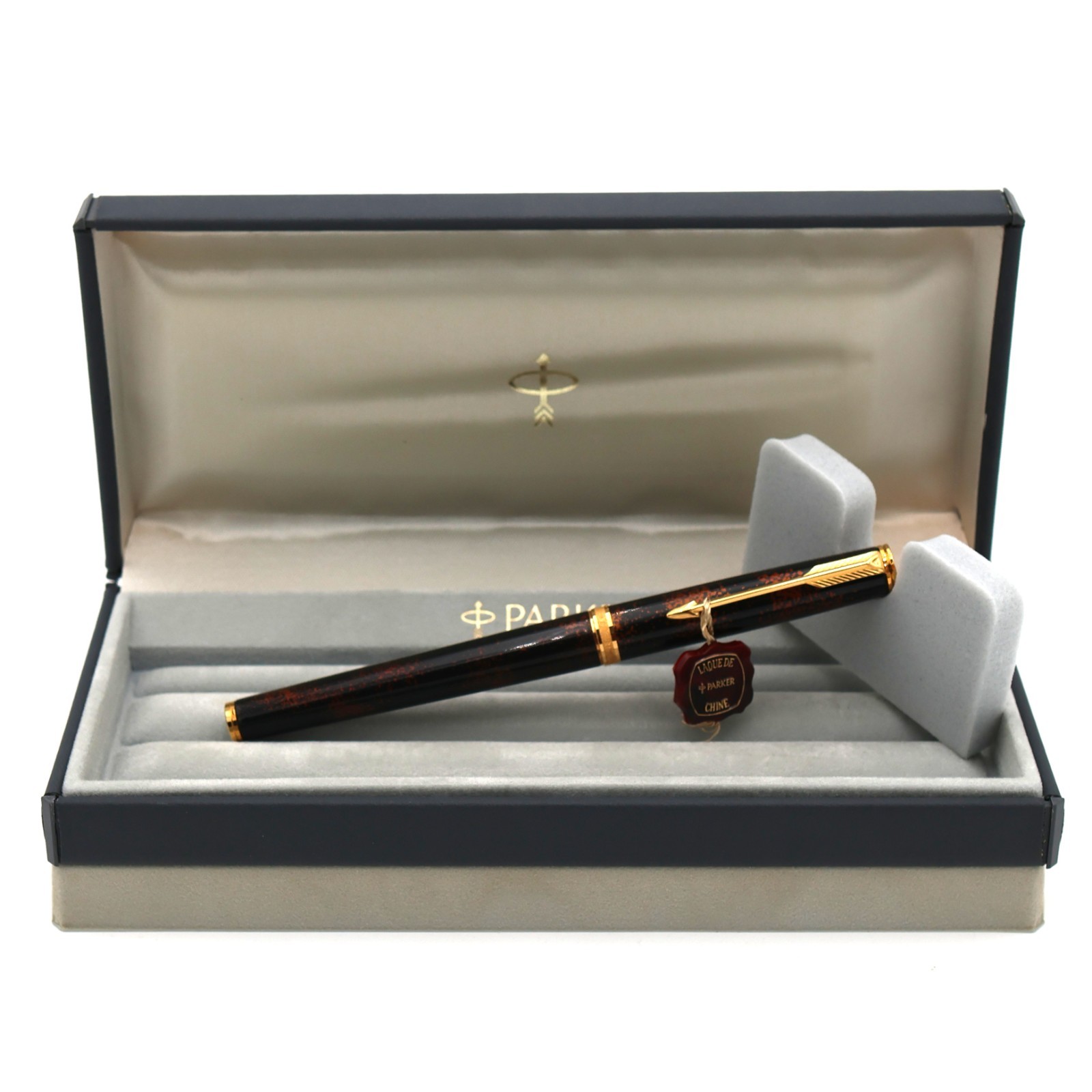 1983 Parker Premier Fountain Pen, Chinese Lacquer  18K 
