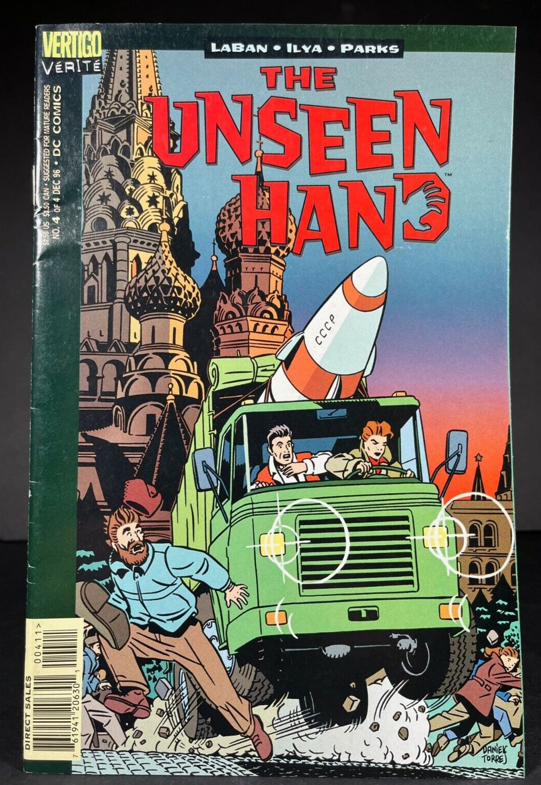 THE UNSEEN HAND No. 4 December 1996  VERTIGO Verite DC COMICS