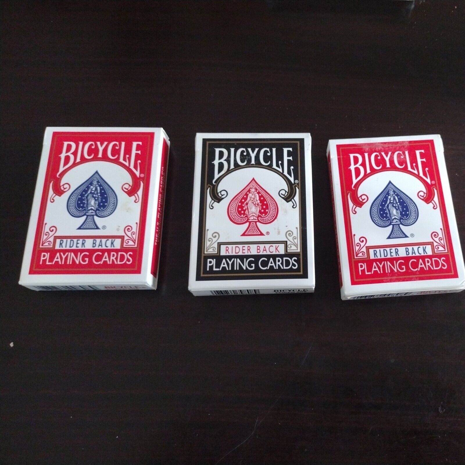 Bicycle Standard Poker Playing Cards 3 pk ( 2 red 1 blue)