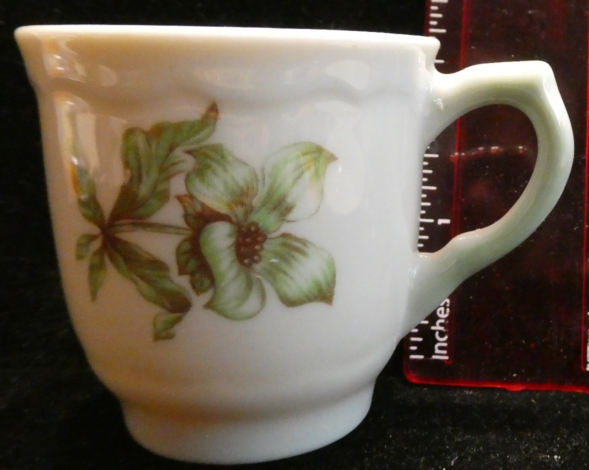 Railroad Dining China Union Pacific Demi-Cup Desert Rose, BS 8644 Railroad Dining China Union Pacific Demi-Cup Desert Rose, BS 8644