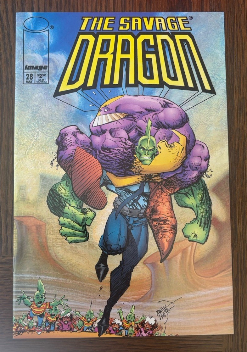Savage Dragon Issue #28 Maxx Crossover Eric Larsen Image 1996 NM PICS Savage Dragon Issue #28 Maxx Crossover Eric Larsen Image 1996 NM PICS