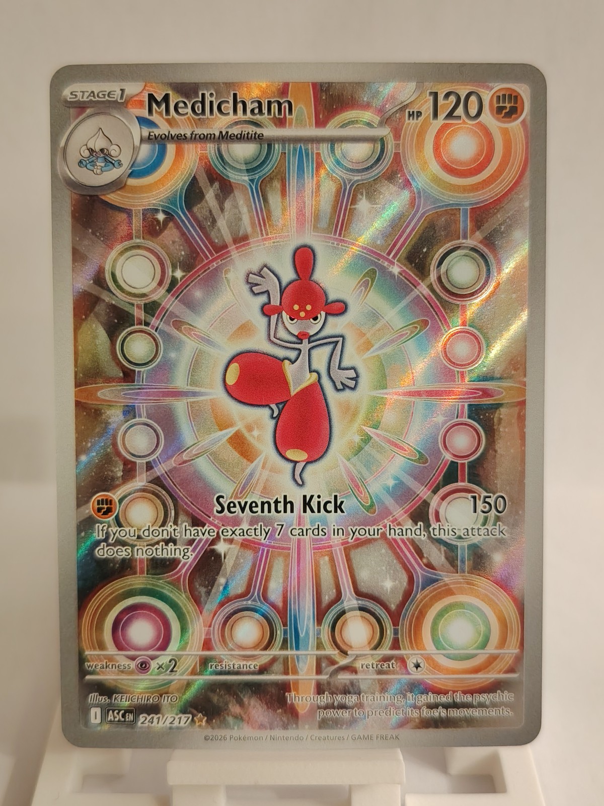 Pokemon TCG Medicham 241/217 Special Illustration Rare Special Illustration Rare