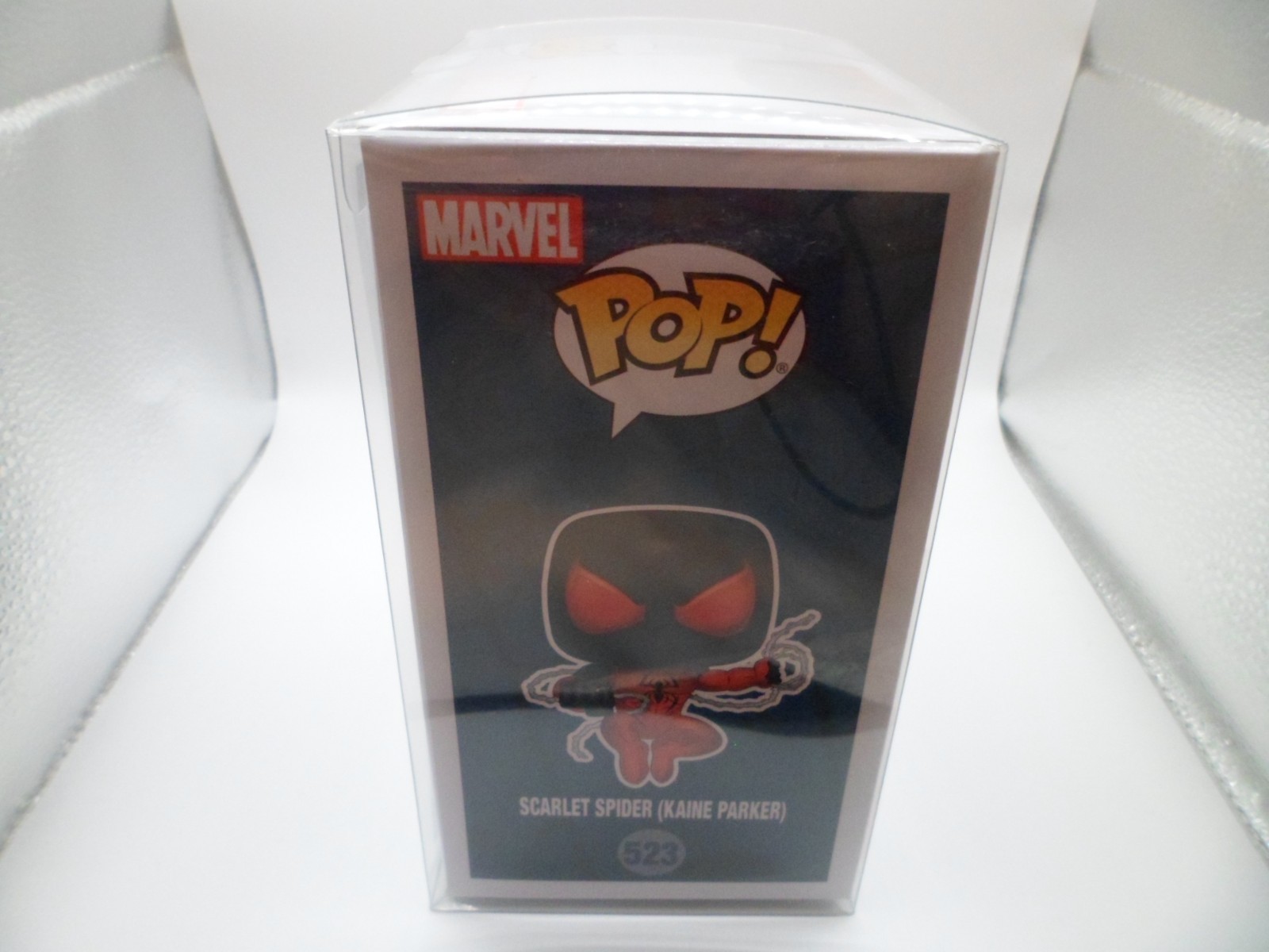 Funko Pop Marvel Scarlet Spider (Kaine Parker) 523 Walgreen Exclusive w/ Case