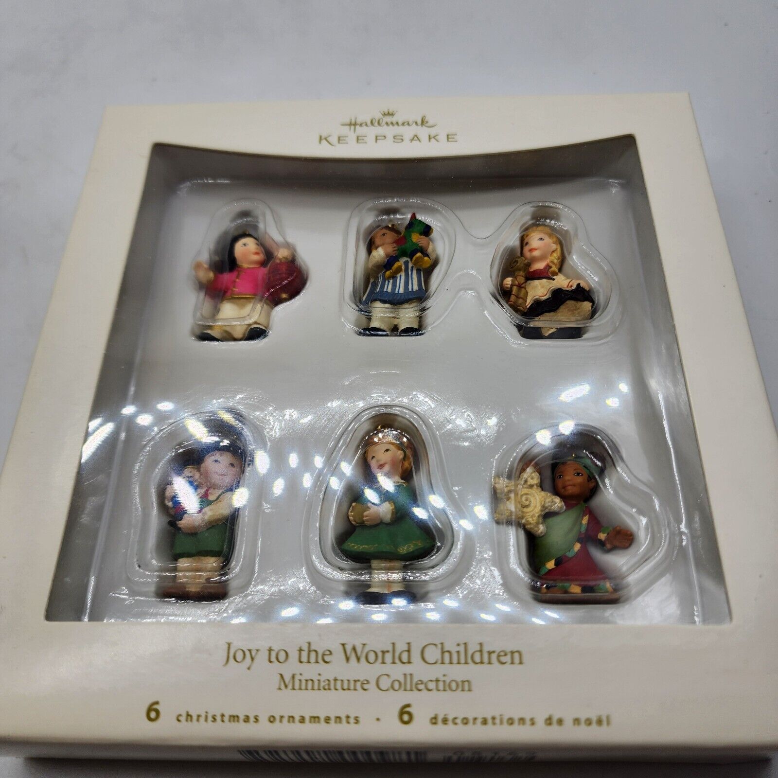 Joy to the World Children Hallmark Miniature  Set of 6