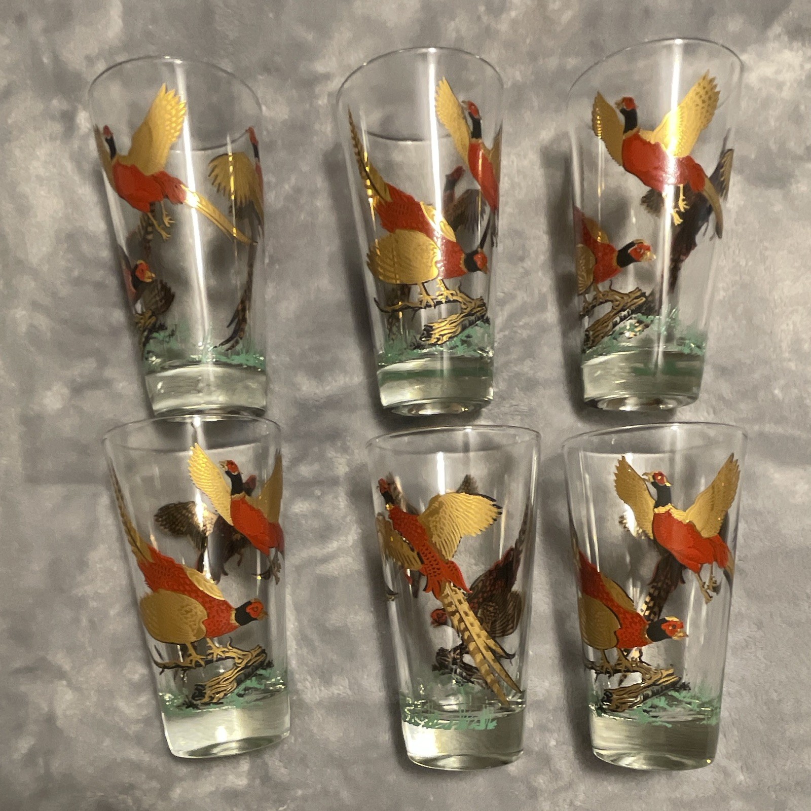 Set of 6 Clear Vintage Hazel Atlas Glasses Set of 6 Clear Vintage Hazel Atlas Glasses