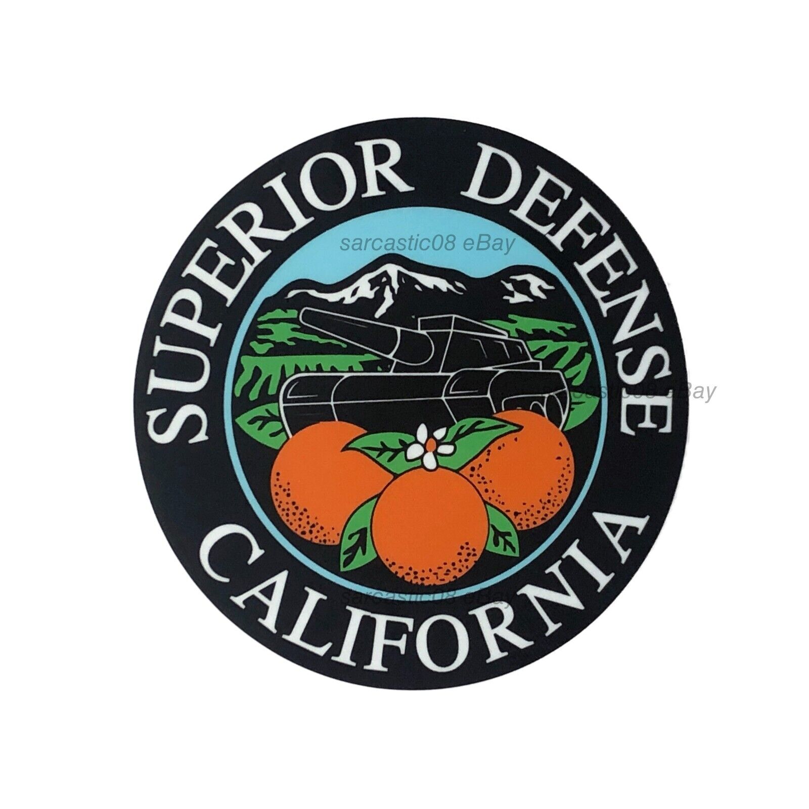 Superior Defense Orange County Seal Sticker Forward Observations Group GBRS Crye