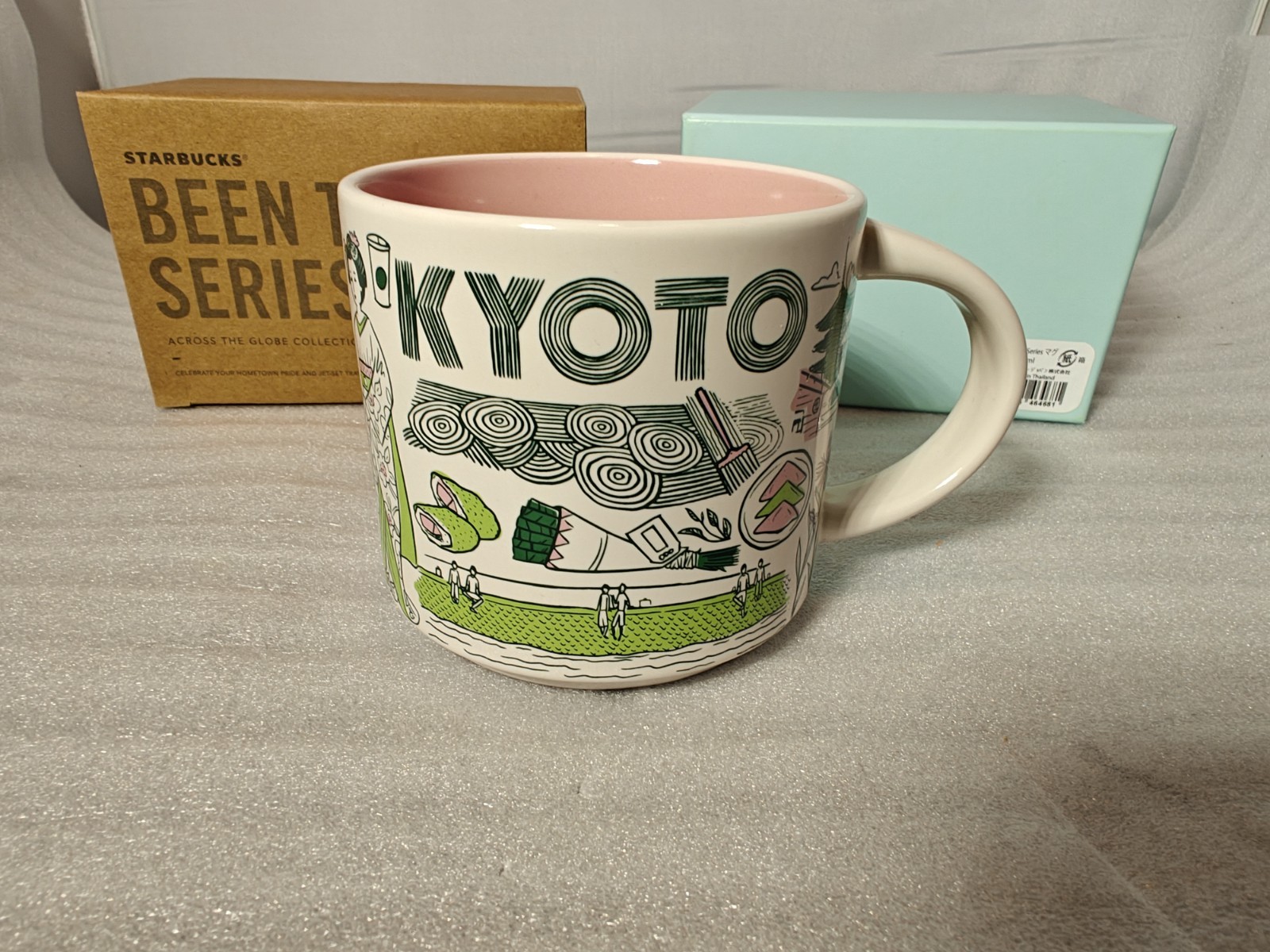 Brand New In Box KYOTO Japan Starbucks Coffee Mug Been There Series
