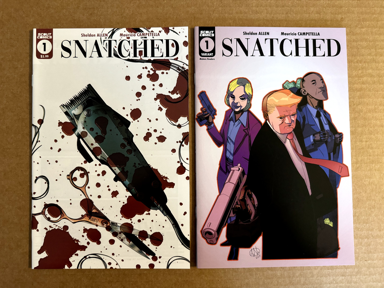 Snatched #1 — A Cover & Webstore Exclusive — Scout Comics Optioned Warner Bros