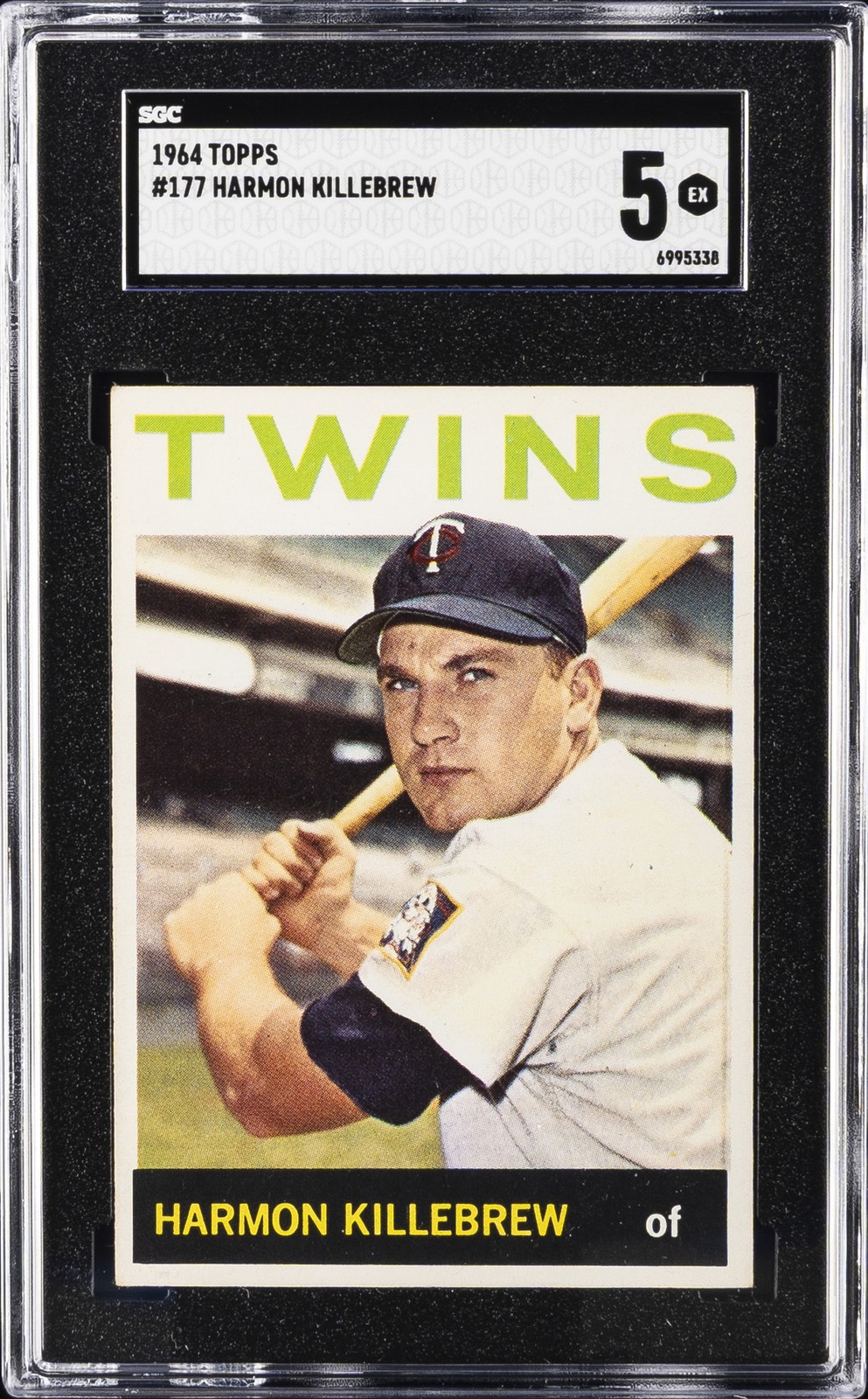 1964 TOPPS #177 HARMON KILLEBREW SGC 5