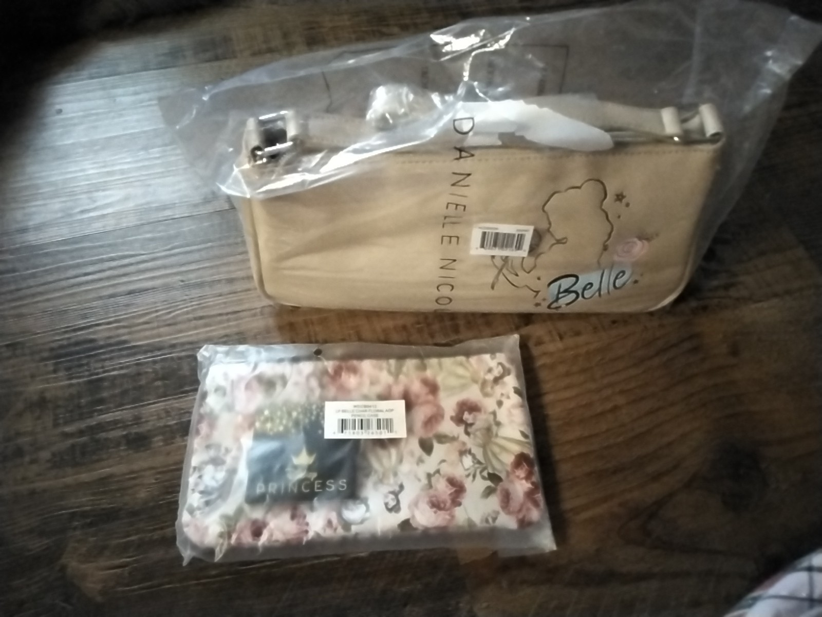 Danielle Nicole Belle Handbag With Belle Floral Pencil Case Loungefly New