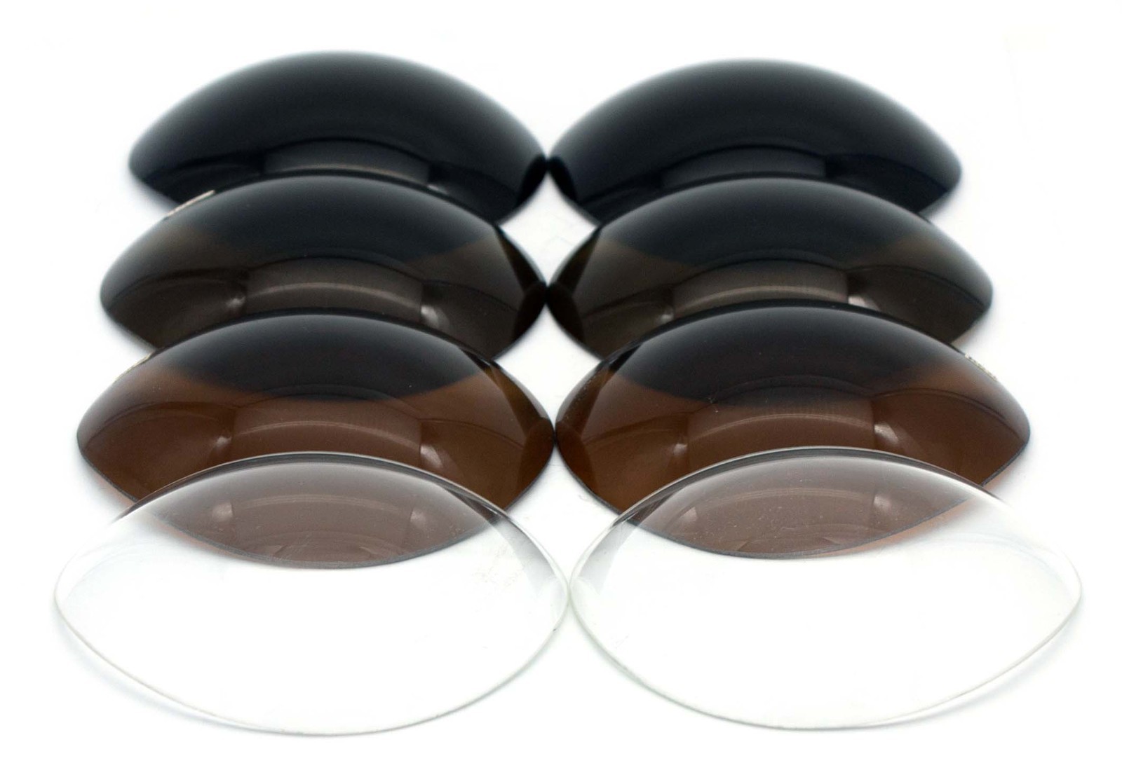 Spare PO-1M CLEAR LENSES (100%) for USSR pilot goggles, NEW OLD STOCK, ORIGINAL