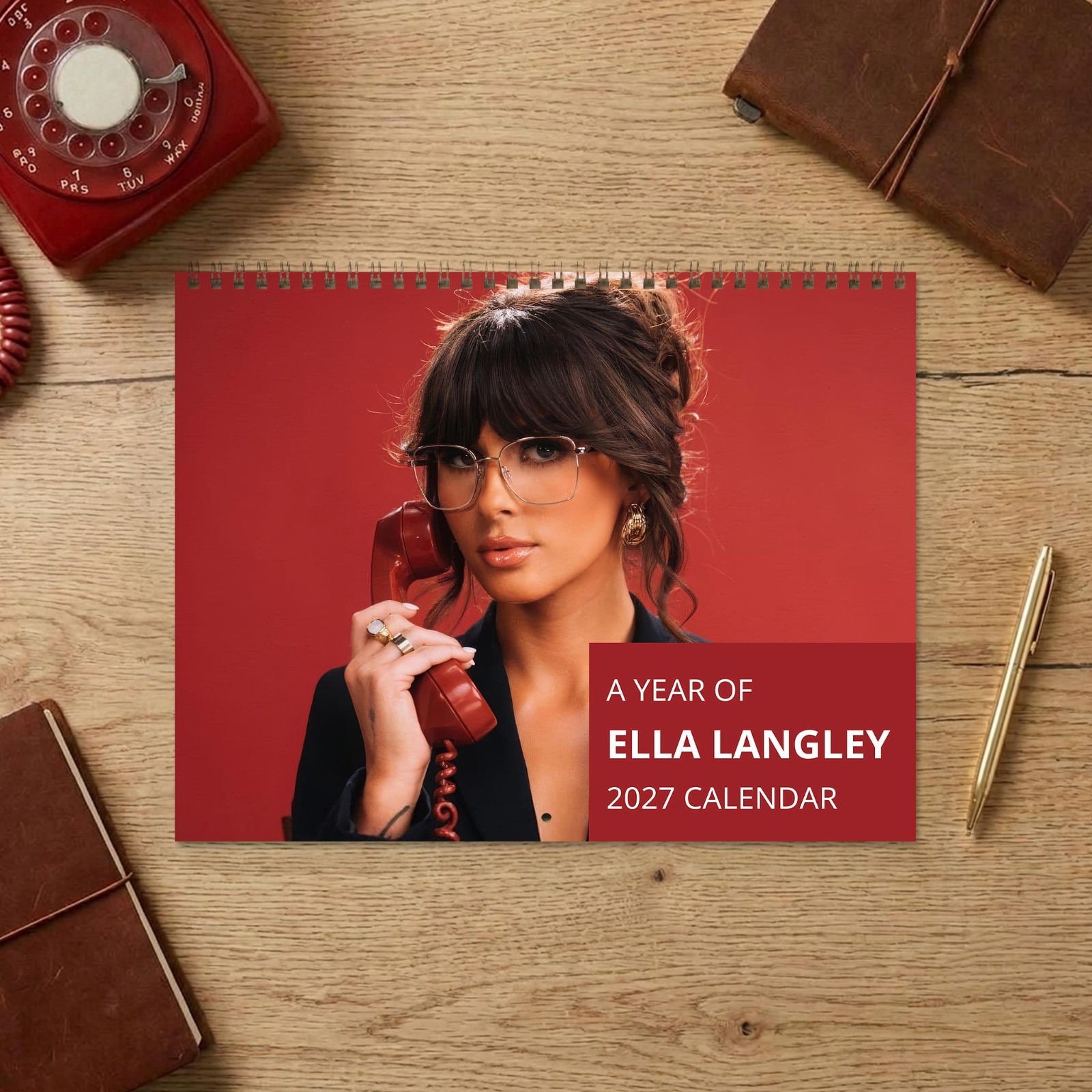 Ella Langley 2027 Wall Calendar, Country Music Fan Gift, Spiral Hanging Calendar