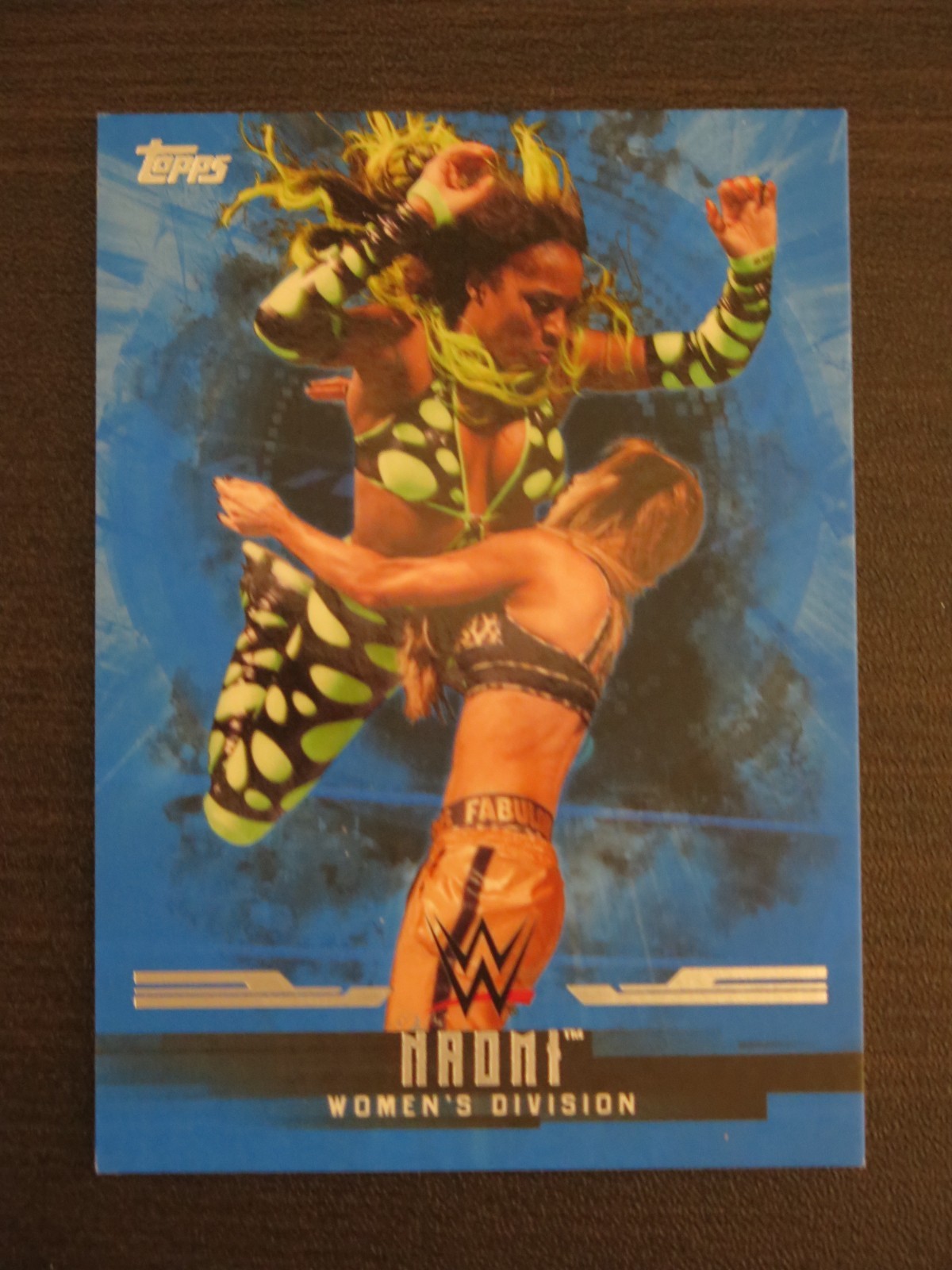 2017 WWE UNDISPUTED NAOMI WOMEN\'S DIVISION DIVA W-12 CHASE TOPPS CARD