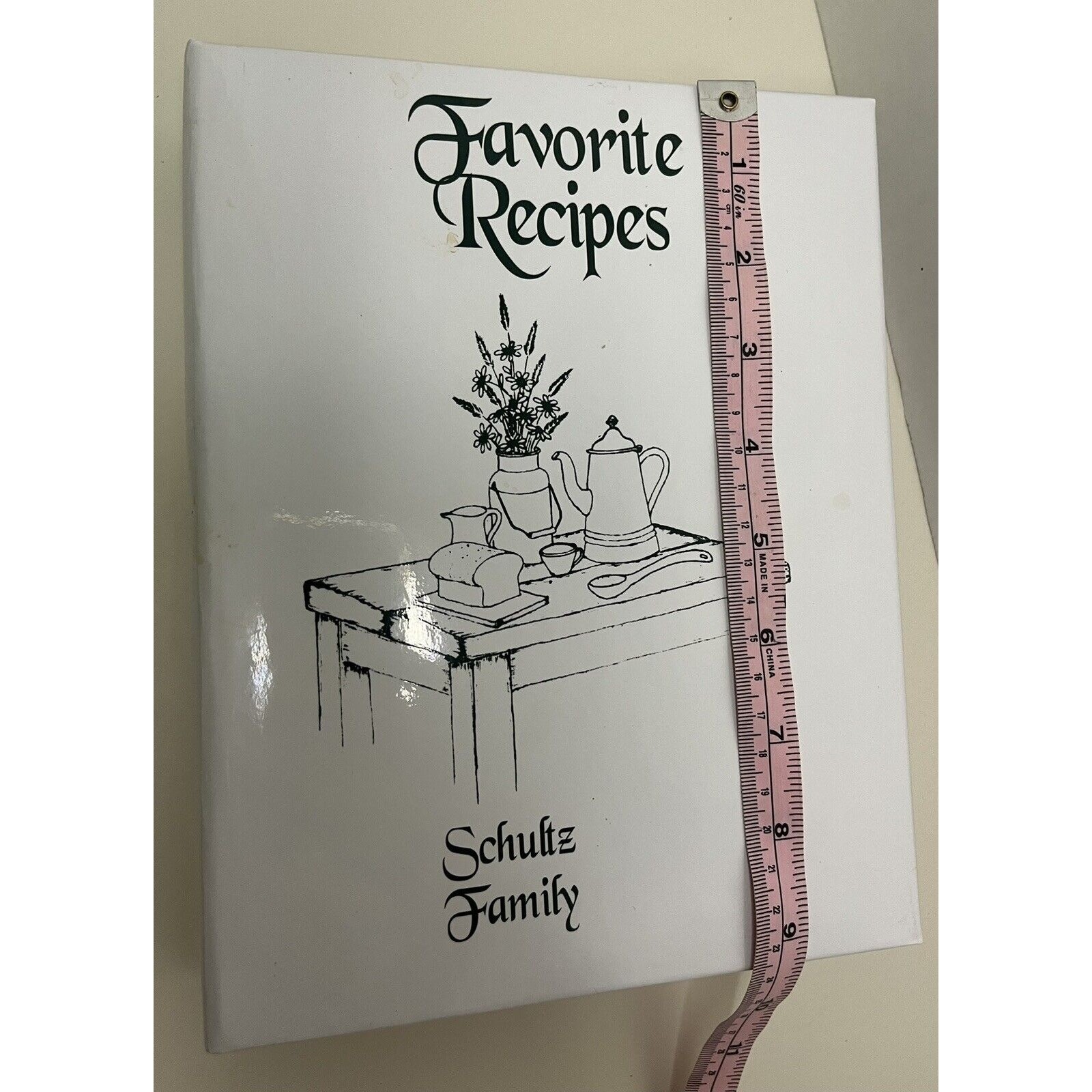 Cookbook Recipes 3 Ring binder 1991 New Old Stock VTG USA Food Gifts Christmas