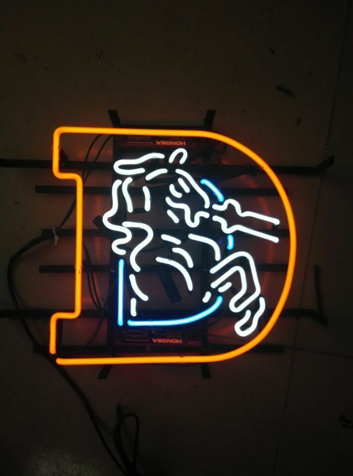 New Denver Broncos Neon Light Sign Lamp Bar Wall Decor Party Room 24\