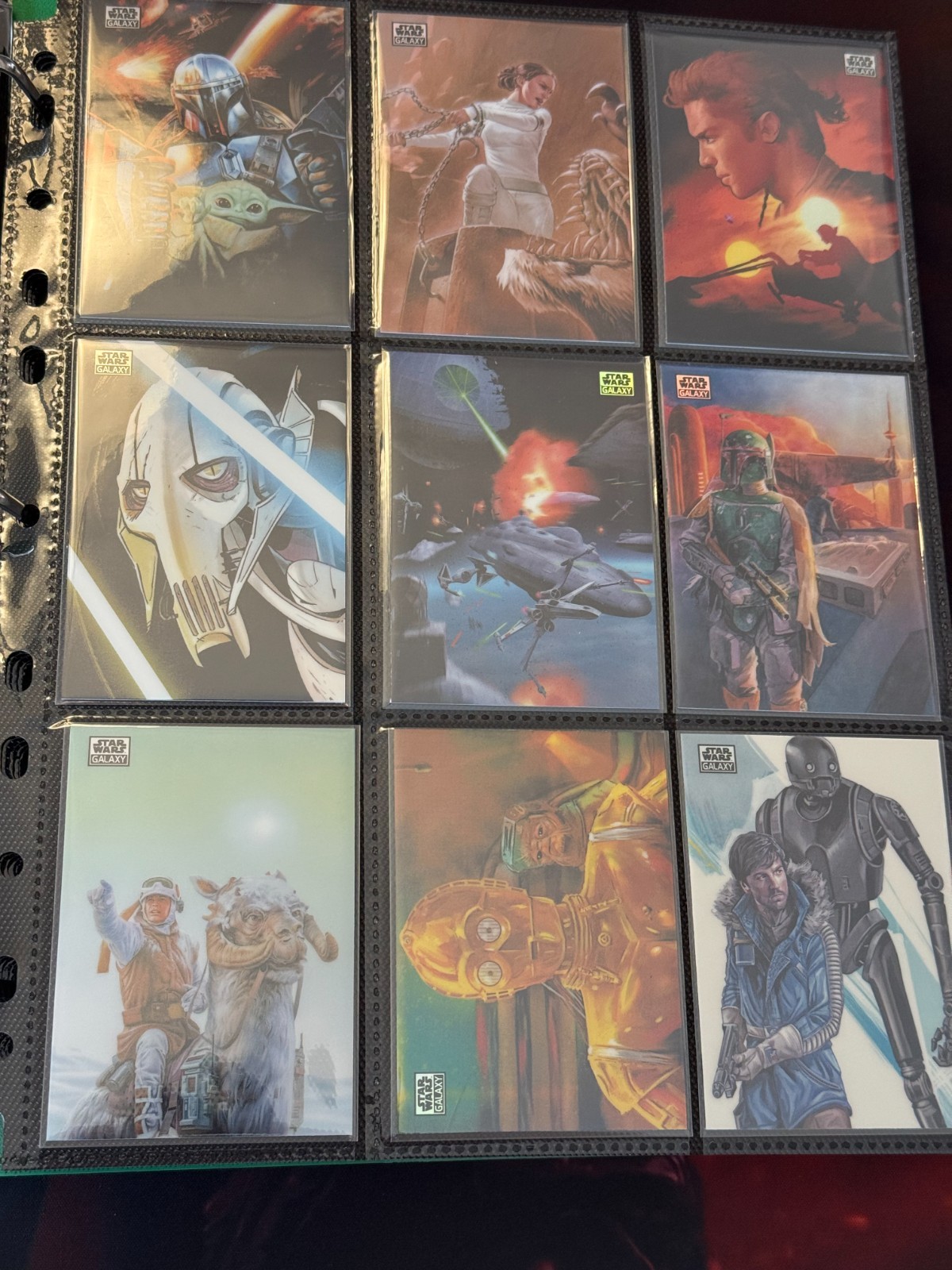 2026 Topps Chrome Star Wars Galaxy Complete REFRACTOR Set 1-100 *READ*