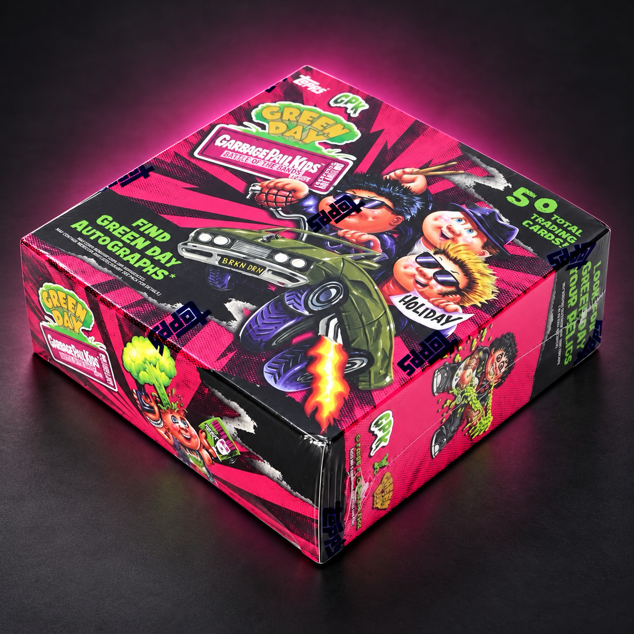 2024 TOPPS GARBAGE PAIL KIDS GREEN DAY HOBBY BOX BATTLE OF THE BANDS SEALED