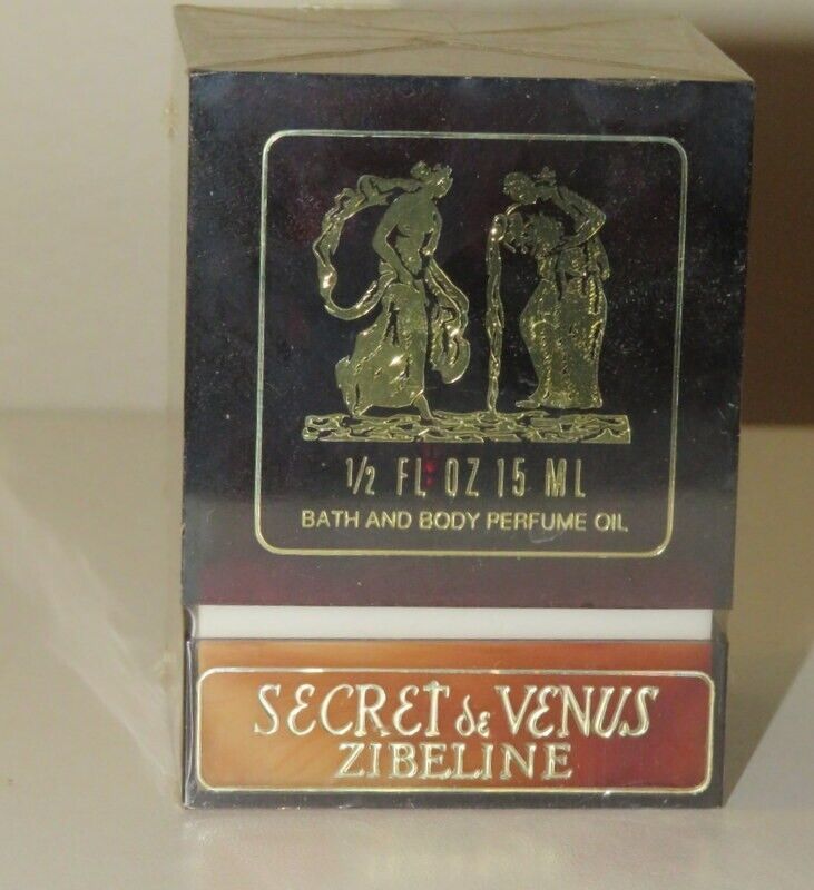 Vintage NOS Secret De Venus Zibeline Perfume Body Oil  1/2 Oz
