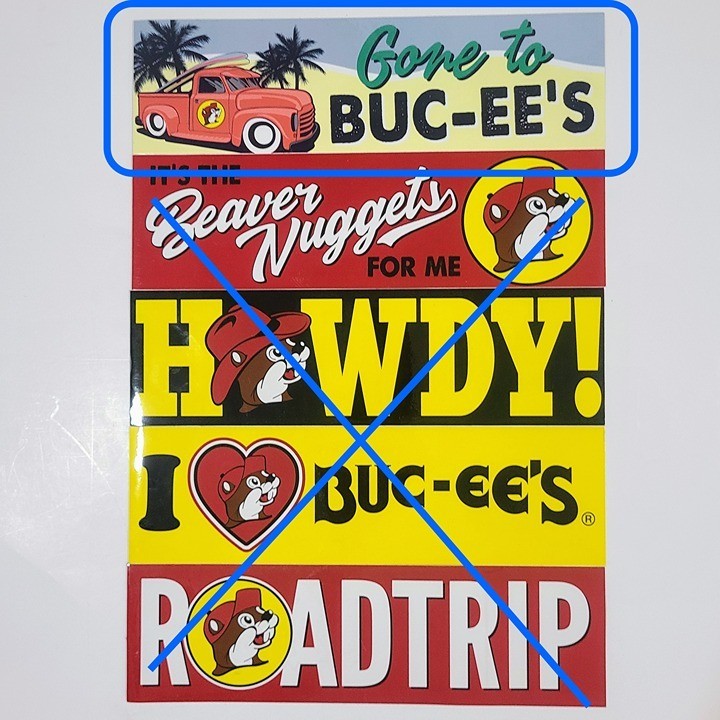 Buc-ee\'s Bumper Sticker 1 ct \
