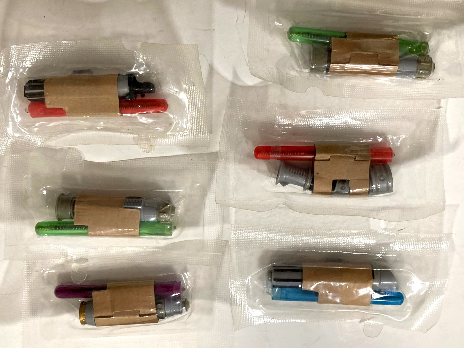 Vintage Star Wars Cereal Promo Lightsaber Pens 6 Sealed  Red Purple Green Blue