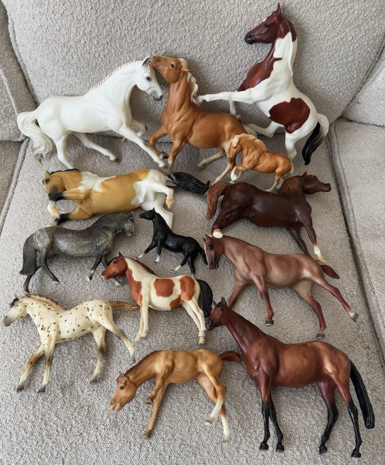 Breyer Horses Vintage varying condition and sizes- Lot of 13 Breyer