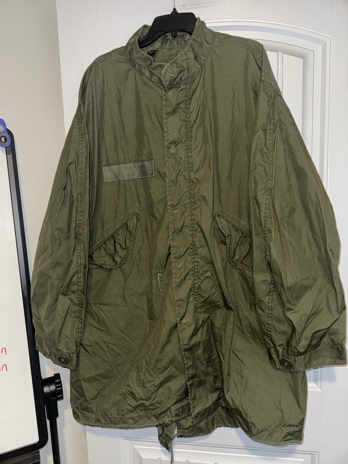 VTG US Military Fish Tail Parka Extreme Cold Weather OD Green Men\'s Med REG