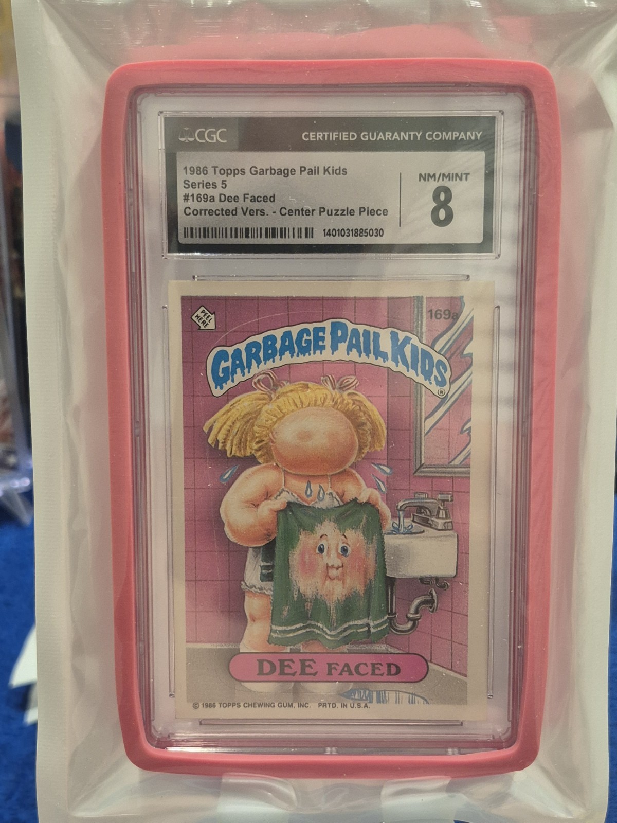 1986 Topps Garage Pail Kids #169A Dee Faced CGC 8