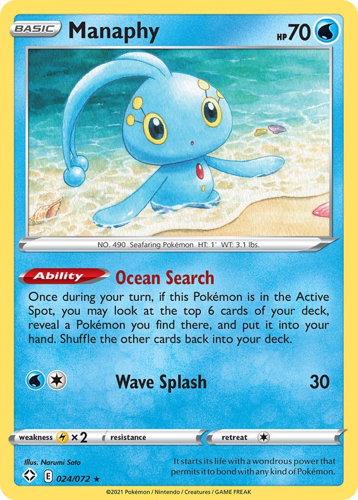 Manaphy [SHF - 024/072] LP