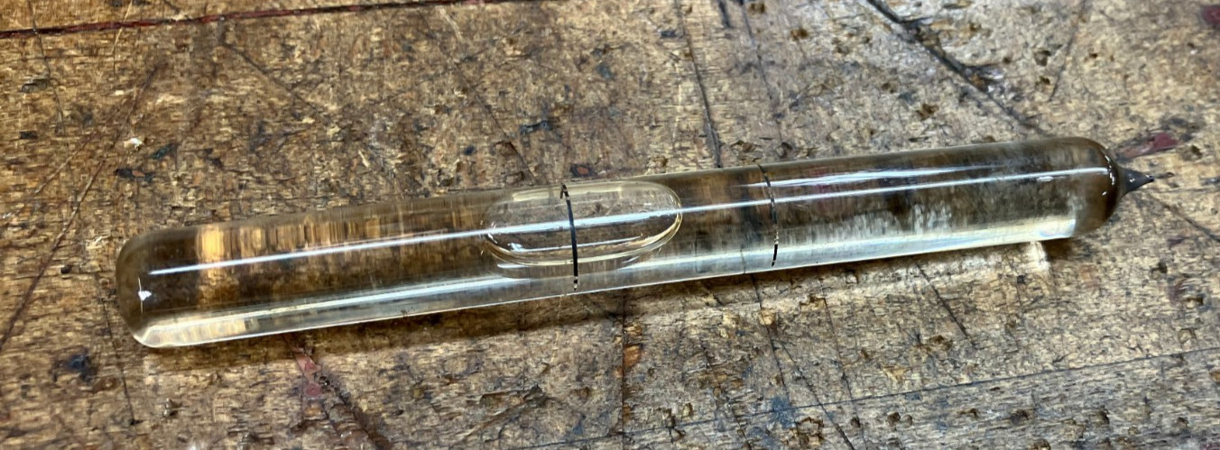 NOS STANLEY 208 Proved Glass Level Vial - 3-1/2\