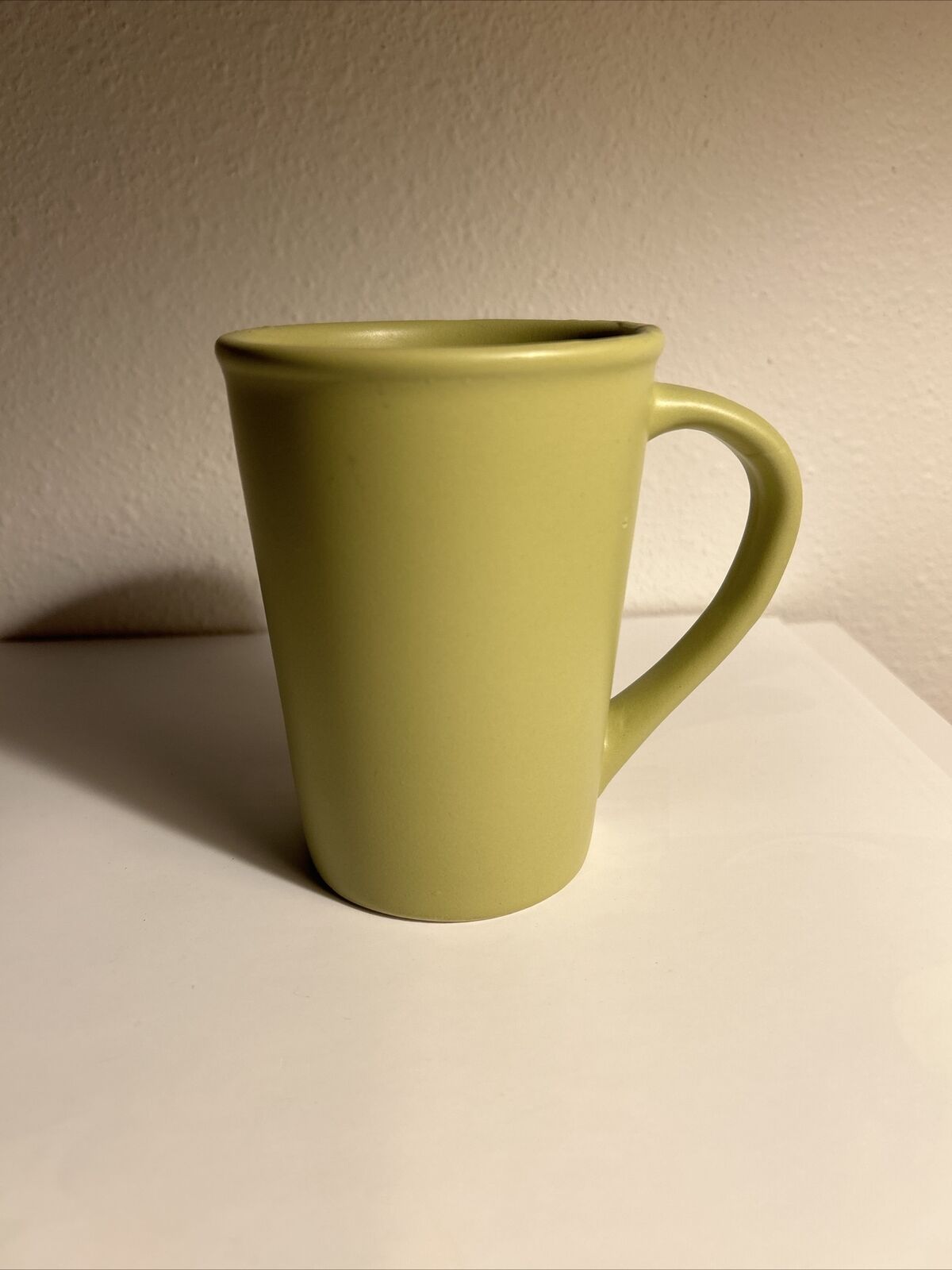 Anfora 12oz Coffee Mug 2010 Collection/ pea Green With A Matte Finish